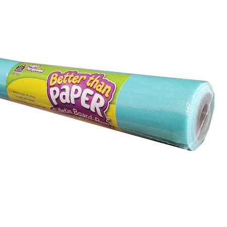 Teacher Created Resources Better Than Paper Bulletin Board Roll, 4 x 12ft, Light Turquoise, PK4 TCR32321